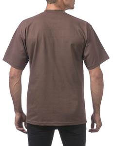 เสื้อยืดคอกลมโอเวอร์ไซส์ผู้ชายแบบสั่งทำพิเศษ ผ้าฝ้าย 100% สไตล์ไฮสตรีท แขนสั้น ผ้าเจอร์ซีย์คุณภาพสูง แบบเรียบ - Product Image 3