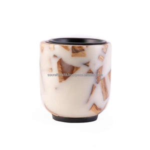 Brûleur d'encens en bois de résine de luxe Hot Selling Bakhoor Burner Dernière conception Mubkhar pour Ramadan Mubarak et Bukhoor Utilisation - Product Image 4