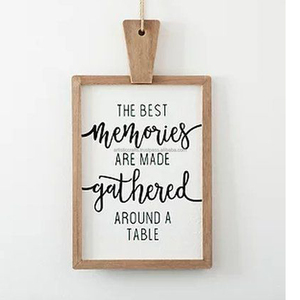 Letrero de pared de madera, tablero de placa, decoraciones colgantes, tablero de madera, admite personalización - Product Image 6