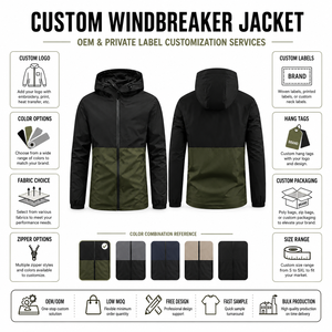 Custom Men's Thin Packable Hooded Waterproof Breathable Windproof Rain Jacket Outdoor <b>Shell</b> OEM Private Label Wholesale - Product Image 5