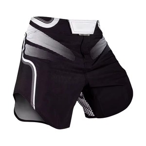 กางเกงชกมวย MMA สำหรับผู้ชาย พิมพ์ลายแบบ Sublimation ผ้า Spandex/Polyester ระบายอากาศได้ดี น้ำหนักเบา - Product Image 4