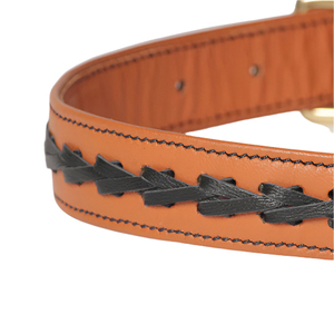 Flair Napa Leather Dog <b>Collar</b> Braided Design Soft Padded Adjustable Handmade Durable Heavy Duty Comfortable <b>Pet</b> <b>Collar</b> - Product Image 3