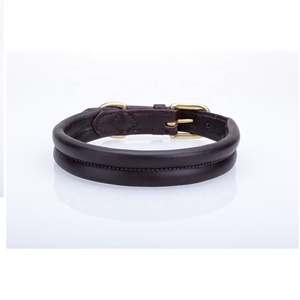 ปลอกคอสุนัขหนังสีดำนุ่มมีทุกขนาดผลิตที่เชื่อถือได้ - Product Image 5