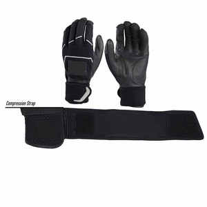 High Quality Right-Handed Baseball Batting Gloves Anti-Slip Grip Durable Leather Palm Comfortable Fit Professional Training <b>Game</b> - Product Image 6