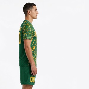 Custom Athletic Cut <b>Soccer</b> Uniform Set Breathable Sublimated Football Jersey Shorts Durable Stitching Team Club Training Kit - Product Image 2