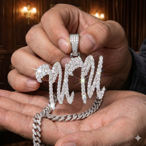 Collier personnalisé en argent 925 avec initiale en écriture cursive, bijoux fins, diamant naturel, pendentifs et breloques tendance pour femmes - Product Image 4