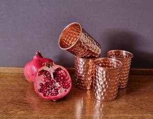 Taza de Cobre Ecológica Personalizada, Taza de Latón Martillado Vintage para Moscow Mule, Cerveza, Café, Uso Doméstico y de Vino, Artesanía MS - Product Image 2