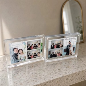 Nuevo Marco de Fotos Magnético Acrílico 5R, Personalizable en Tamaño y Color, Plástico Duradero para Fotos Cuadradas/Redondas, Regalos para el Hogar y la Oficina - Product Image 2