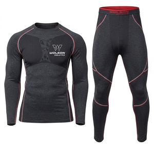 Men's Fitness Compression Clothing Set Moisture Wicking Fabric <b>Animal</b> Print Crystal Decoration Elastic Waist for <b>Running</b> - Product Image 1