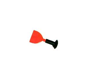 Ciseau à maçonnerie professionnel en acier au carbone forgé à chaud, robuste, avec protège-main en caoutchouc, lame large pour la découpe de briques - Product Image 1