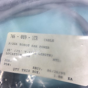 Câble SCP 746-089-1CR, F/2GA, Robot, Alimentation BAM - Équipements et pièces semi-conductrices d'occasion fiables à l'échelle mondiale chez - Product Image 3