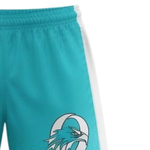Unisex Teal White Lacrosse Shorts Polyester <b>Athletic</b> Fit Sports Uniform Lightweight Training Team Wear Match Apparel - Product Image 4