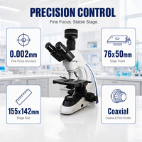 Trinocular Biological Microscope for Institute Laboratory Work and Biological Research Experiments