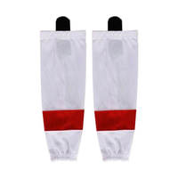 Chaussettes d'équipe de hockey sur glace, imprimées par sublimation, respirantes, à séchage rapide, 100% polyester, logo personnalisé, adultes et jeunes