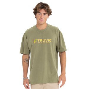 Men's Heavyweight Premium <b>T</b> <b>Shirt</b> <b>Thick</b> Cotton Fabric Short Sleeve Crew Neck Casual Apparel for Wholesale and Custom Orders - Product Image 1