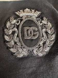 Patch en feutre non tissé noir brodé en 3D avec motif d'aigle doré et d'ancre pour sacs - Product Image 6