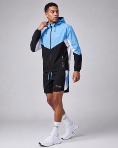 Ensemble coupe-vent court personnalisé OEM en tissu nylon doux, séchage rapide, respirant, vêtements de sport tendance pour hommes - Product Image 4