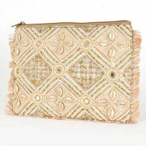 Beaded <b>Coin</b> <b>Purse</b> Hot Air Balloon Pattern Zipper Closure Handmade Mini Creative Unisex - Product Image 5
