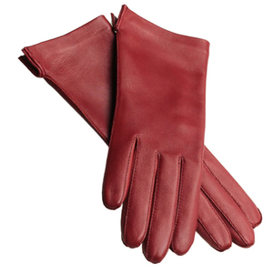 Nouveaux gants d'hiver décontractés pour hommes en cuir véritable avec doublure en laine pour garder au chaud, fabriqués au Pakistan - Product Image 2