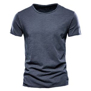 T-shirt décontracté personnalisé 2025 de qualité supérieure, imprimé sur le devant, respirant, séchage rapide, uni, manches courtes, léger - Product Image 2