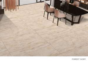 Carreaux de porcelaine polie et émaillée, finition mate, 60x120cm (600x1200mm, 24x48), pour sol et mur, style intérieur moderne. - Product Image 3