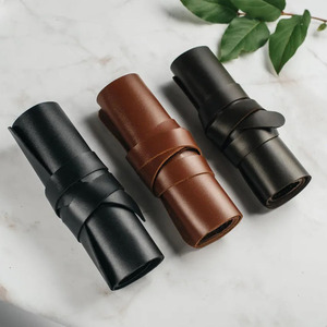 Wholesale price Genuine leather <b>tool</b> <b>roll</b> organizer bags wholesale bulk supplier OEM custom branding premium quality for sale - Product Image 6