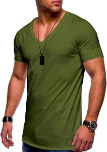T-shirt unisexe style jeune pour homme, écologique, 200 grammes, polyester/coton, design uni, manches courtes, col en V - Product Image 2
