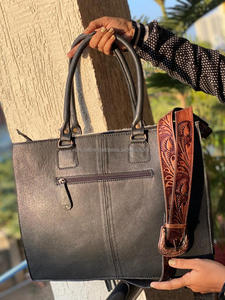 กระเป๋าโท้ทขนวัวลายตะวันตกกระเป๋าหนังมีสไตล์กระเป๋าขนแกะกระเป๋าเครื่องมือสำหรับผู้หญิงใช้งานได้หลากหลาย - Product Image 5