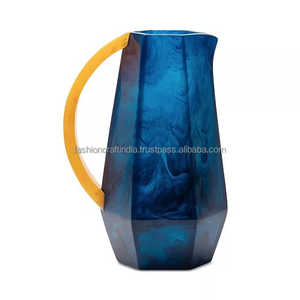 Resin Water Pitcher Jug Modern Luxury Style Durable Eco-Friendly Dishwasher Safe Customizable for Home Hotel Restaurant By Fci - Product Image 2