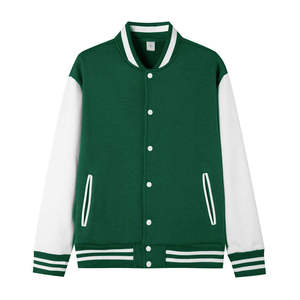 Blouson universitaire femme multicolore style tendance avec patch brodé coupe ample, Nouveauté automne 2026, Col rond, Fournisseur mondial - Product Image 4