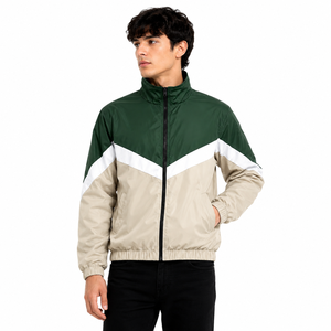 <b>Men</b> Hooded Lightweight Windbreaker <b>Jacket</b> Soft Comfortable Casual Outdoor Zip Front Waterproof Breathable Quick Dry Regular Fit - Product Image 5