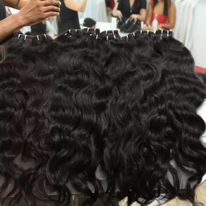 Vendeurs de cheveux vierges de qualité 12A Vente en gros Extension de cheveux humains indiens droits Faisceaux de cheveux 100% naturels à cuticules alignées - Product Image 3