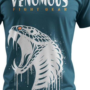 <b>Venomous</b> Fight Gear Graphic <b>T</b> <b>Shirt</b> Custom Sportswear Gym Fitness Training Tee for Men - Product Image 4