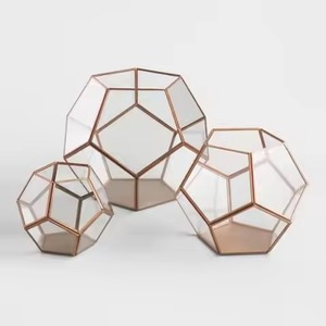 กระถางต้นไม้แก้วทรงเหลี่ยมทันสมัยสำหรับตกแต่งบ้าน - Product Image 5