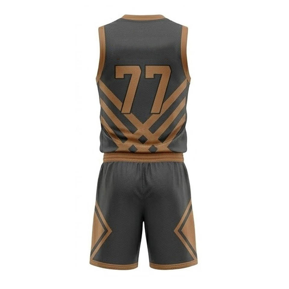 Men Team Sports Uniform Basketball Kit With Quick Dry Fabric Custom ...