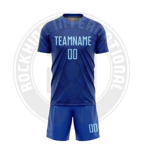 Ensemble d'uniformes de football de qualité supérieure, respirant et à séchage rapide, maillot et short pour les équipes, entraînements et matchs, hommes et femmes - Product Image 2
