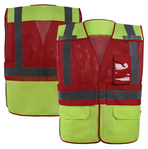 Chaleco de Seguridad de Cero Riesgos, Alta Visibilidad, Reflectante, con Múltiples Bolsillos, Tejido de Malla, para Protección Diaria en el Sitio de Trabajo, Transpirable, para Hombre - Product Image 3