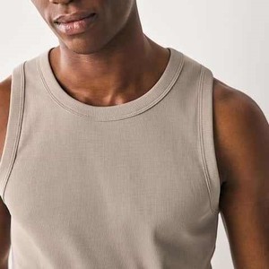 Hawk Eye Sports 2025 Débardeur sans manches en coton/polyester pour homme, idéal pour la gym, la course et les activités sportives en extérieur, écologique, respirant, tricoté 220g - Product Image 3