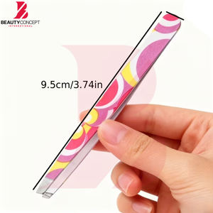 Service OEM ODM, 1 pince à épiler en acier inoxydable, pour sourcils, poils du nez, hommes, femmes, outils de beauté, épilation des poils du visage, outils de maquillage - Product Image 5