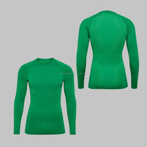 Camiseta deportiva personalizada de alta calidad para hombre, camisetas transpirables de compresión para entrenamiento en gimnasio, ropa deportiva al por mayor OEM y ODM - Product Image 1
