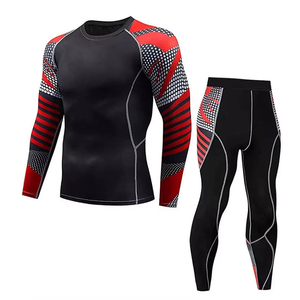 Compression Fight Wear Four Way Stretch Training Apparel Sportswear Supplier Quick Dry Compression Training <b>Set</b> - Product Image 1