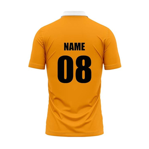 Maillot de cricket personnalisé, nouveau design sur le devant, haute qualité, confortable, 100% polyester, manches courtes, respirant, séchage rapide, vente en gros - Product Image 3