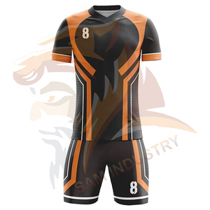 Nuevo Diseño de Uniformes de Fútbol para Hombre, Conjunto de Manga Corta, Uniformes de Club de Fútbol, Transpirables, de Secado Rápido, Pantalones Cortos y Camiseta - Product Image 2