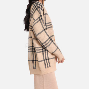Cardigan pour femmes à manches longues, tissu doux, léger, chaud, décontracté, confortable, élégant - Product Image 2