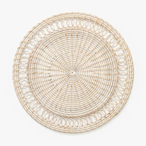 Set de table en rotin fait main de haute qualité, tapis de table tissé naturel pour table à manger, décoration intérieure, fournisseur OEM - Product Image 1