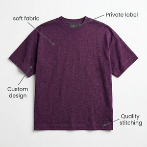 Camiseta Oversize de Alta Calidad, Personalizada, Precio de Fábrica OEM/ODM, Transpirable, Suave, Cómoda, Ropa Casual Urbana - Product Image 6