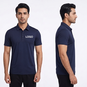 Polo personnalisé avec logo pour homme, t-shirt de golf respirant à séchage rapide, vêtements de travail brodés OEM, uniformes d'entreprise, polos Australie - Product Image 5
