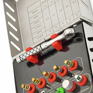 Colección de Instrumentos Quirúrgicos para Implantes Dentales con Componentes para Procedimientos de Implantología, Juego de Herramientas para Odontología de Implantes - Product Image 6