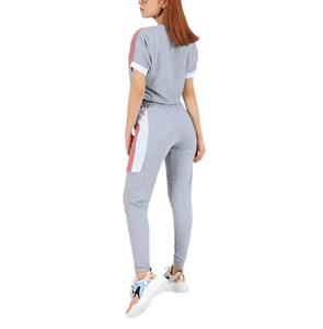 OEM Custom Women's Casual Cotton Fleece Half Zip-Up Tracksuit Suit Custom <b>Colour</b> Printing Women's Tracksuit <b>Sets</b> - Product Image 3