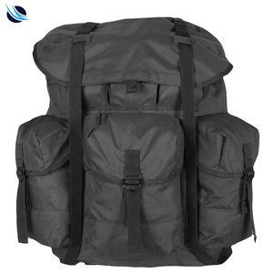 Sac à dos tactique mini 120L MOLLE en toile avec doublure PVC, imperméable, antivol, à fermeture éclair, avec cadre externe, pour activités de plein air - Product Image 2